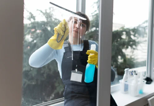 Nettoyage de vitres intérieures et extérieures à Saint-Firmin